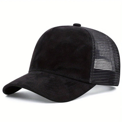 Unisex Mesh Baseball Cap For Men Outdoor Ports Adjustable Trucker Caps Fashion Curved Dad Cap