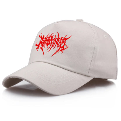 Fashion Gothic Street Punk Embroidery Baseball Caps