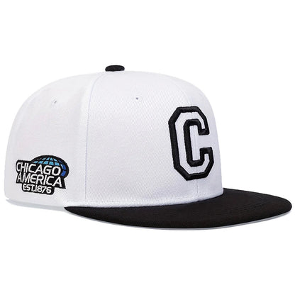 Unisex Embroidery Baseball Cap Cotton Snapback