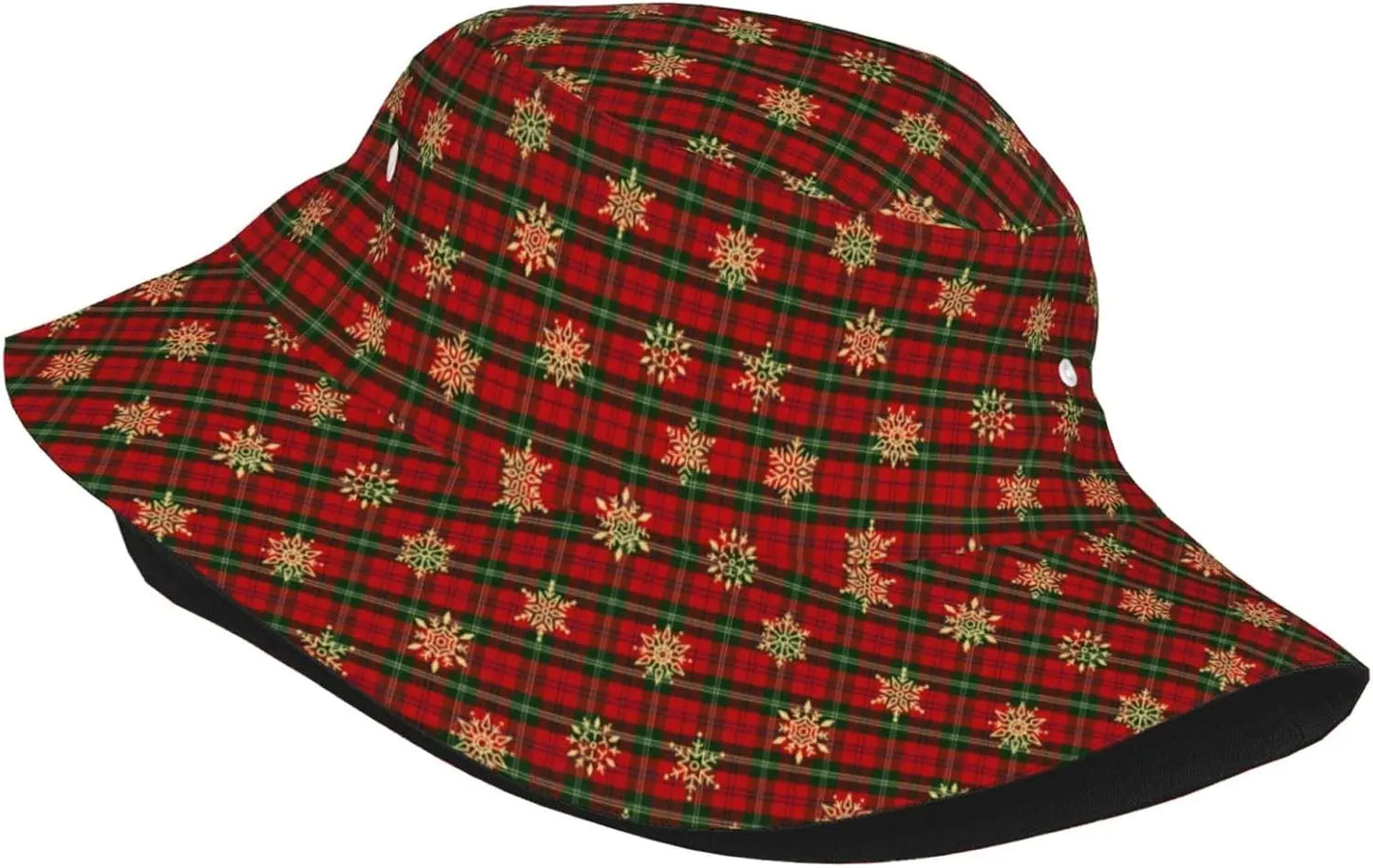 Merry Christmas Theme Bucket Hat Christmas Scenery Cute Sun Hat For Men Women