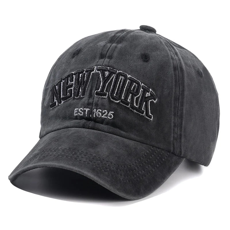 New York Washed Cotton Cap Baseball Caps
