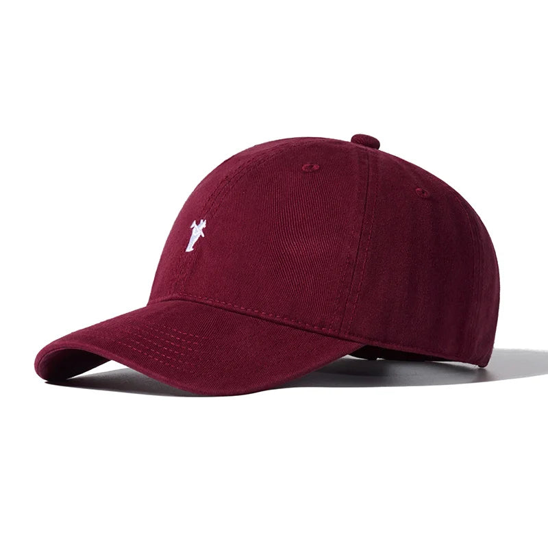 Unisex Summer Baseball Cap Cotton Hats Simple Farmer Embroidery Cap Casual Sunshade Caps