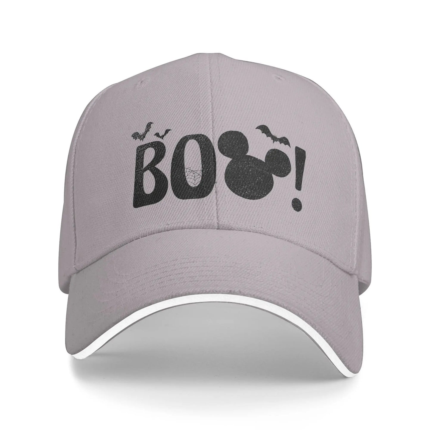 Goofy Checkered Baseball Cap Fashion Cartoon Mickey Mouse Sandwich Hats