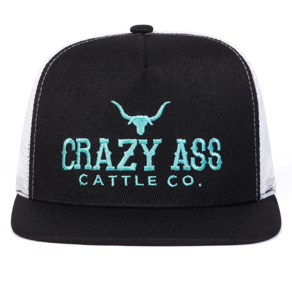 Unisex CRAZY ASS CATTLE CO Embroidery Hip-hop Hats Snapback Caps