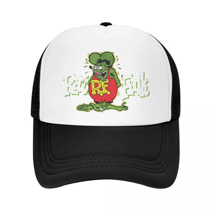 Custom Fashion Unisex Anime Cartoon Rat Fink Baseball Cap