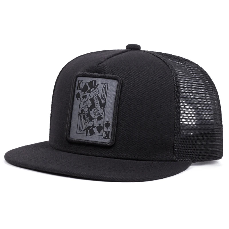 New Baseball Hip Hop Caps For Men Women Snapback Playing Card