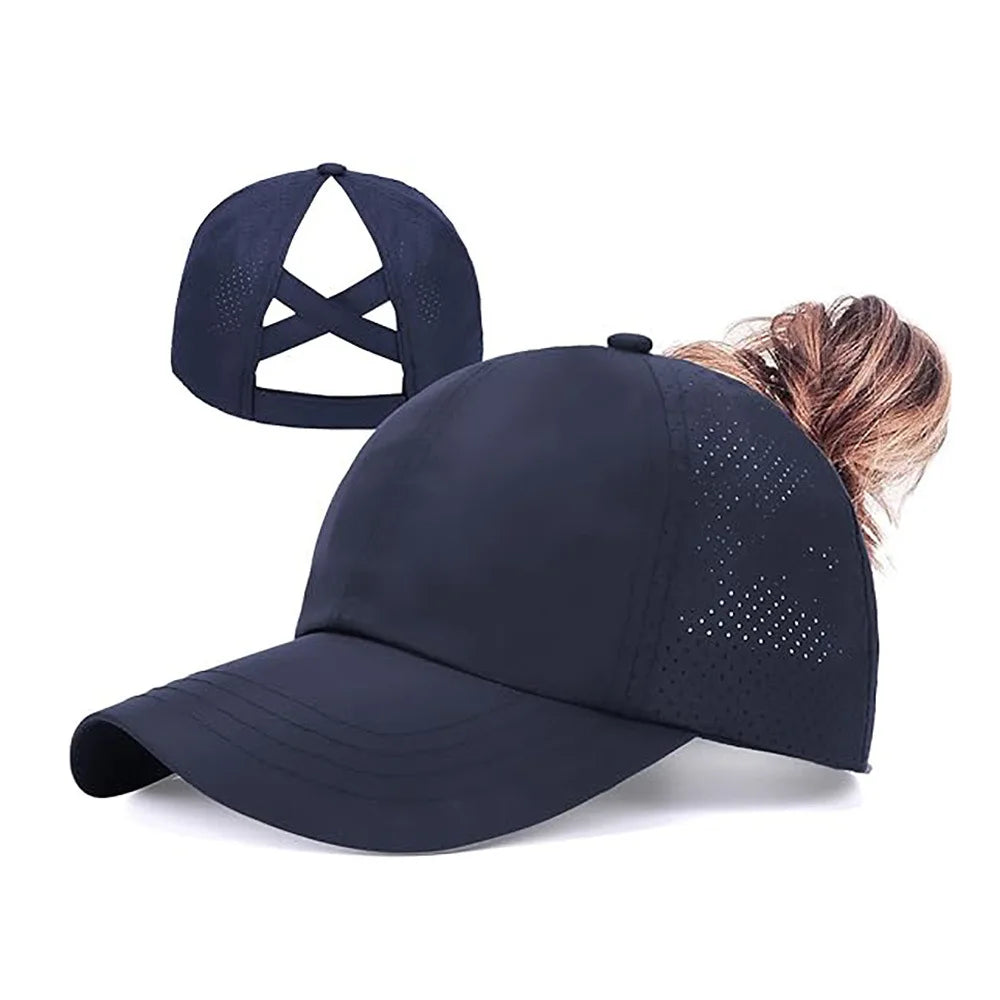 Baseball Cap European And American Outdoor Sports Ponytail Baseball Cap