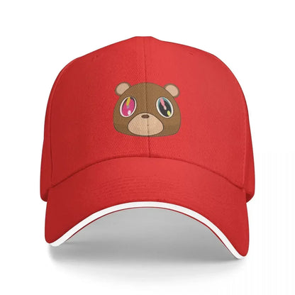 Dropout Bear Face Baseball Cap Rugby Anime