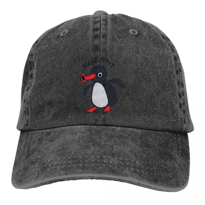 Noot Baseball Cap Men Hats Women Visor Pingu Pinga Penguin TV Caps