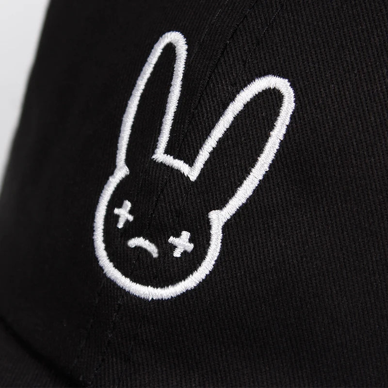 Cartoon Rabbit Embroidery Baseball Caps