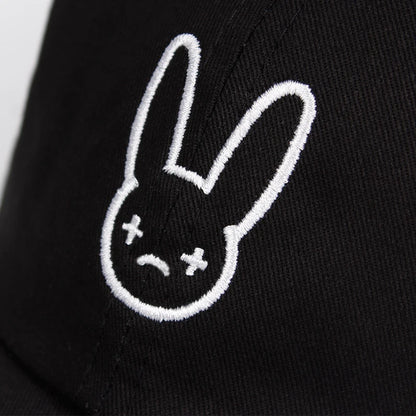 Cartoon Rabbit Embroidery Baseball Caps