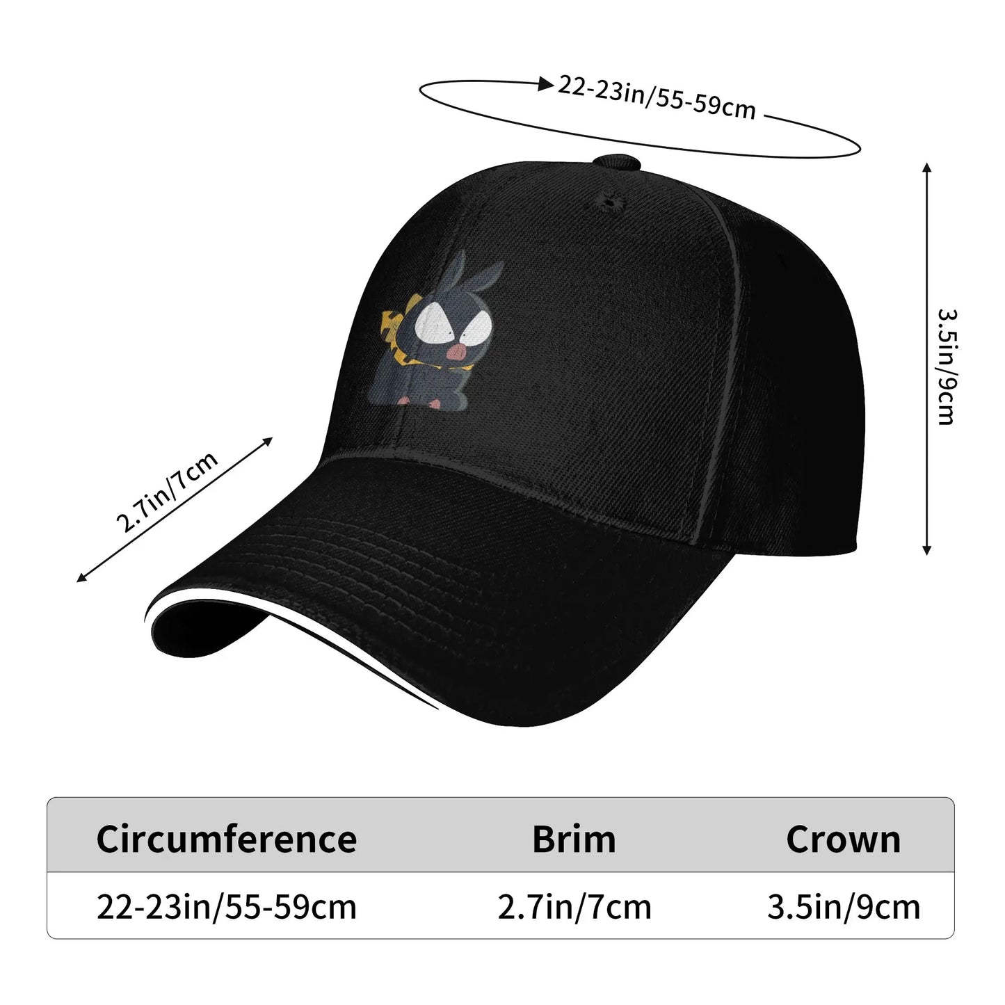 P Chan Yellow Ranma 1/2 Baseball Cap