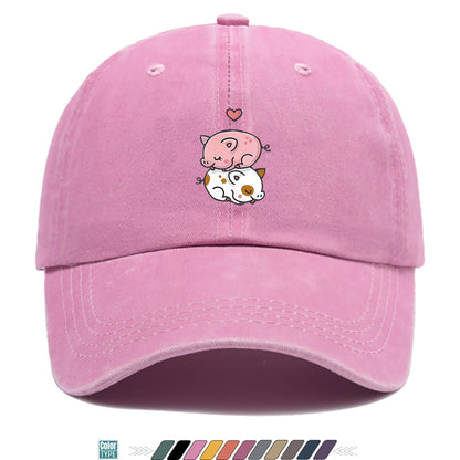Cute Pig Print Baseball Cap