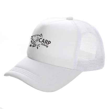 Carp Fish Trucker Caps Men Funny Fishing Printing Hat Baseball Cap