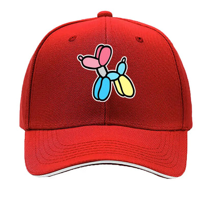 Balloon Dog Pop Art Print Sandwich Baseball Cap