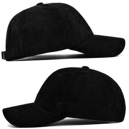 Autumn Winter Baseball Cap Women Corduroy Winter Hats For Women