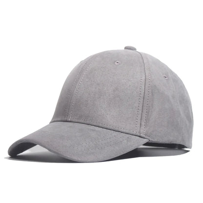 Fashion Suede Baseball Caps For Men Women