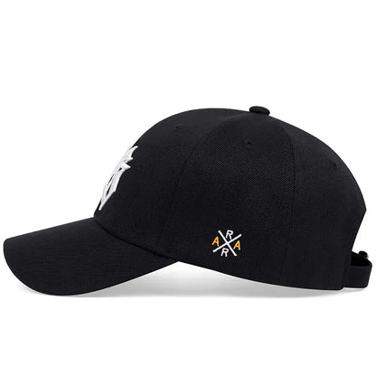 Unisex Gothic Letter Geometric Embroidery Baseball Caps