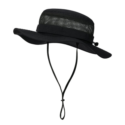Jangoul Men Outdoor Mesh Bucket Hat