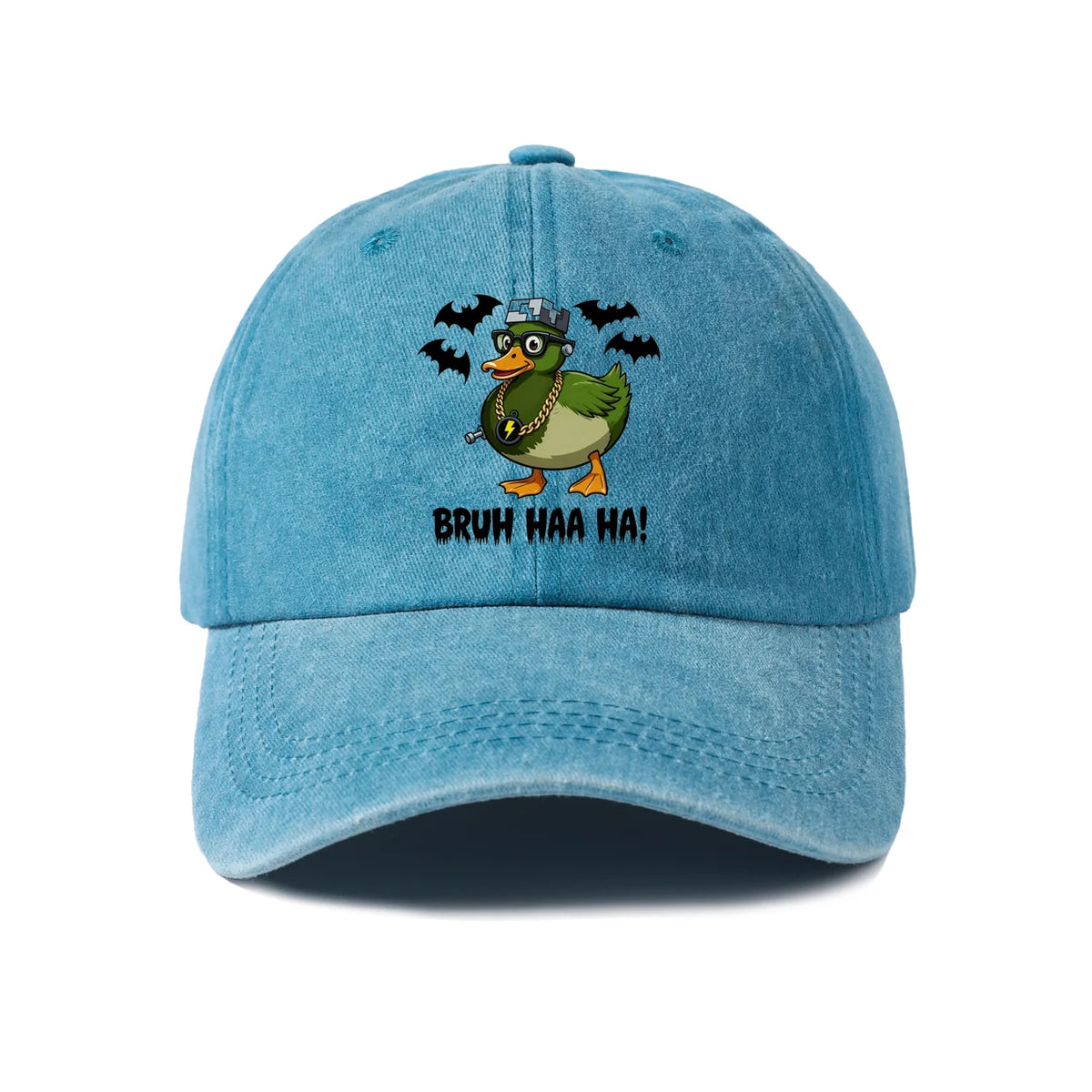 Bruh Haa Haa Duck Baseball Cap
