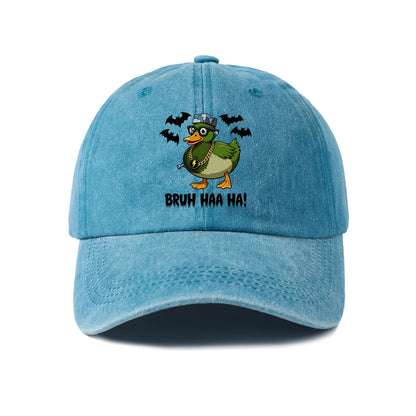 Bruh Haa Haa Duck Baseball Cap