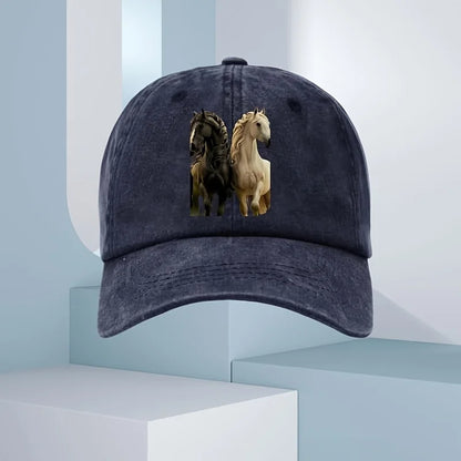 Men's 3D Horse Print Baseball Cap