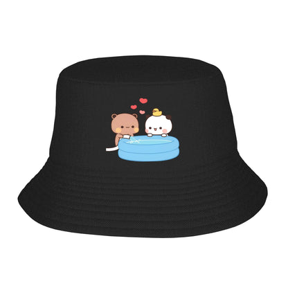 Bucket Hat Cute Happy Bubu Face