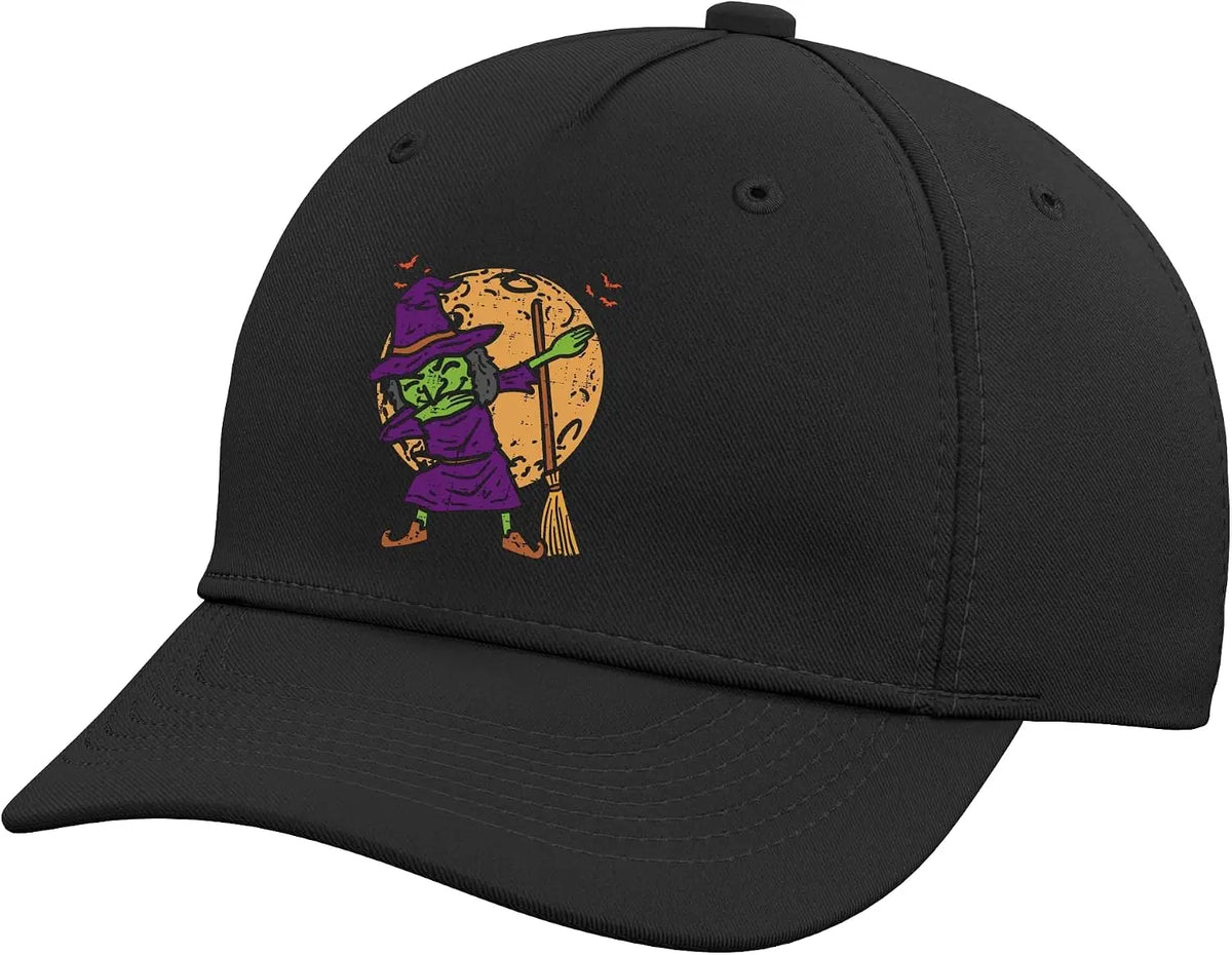 Dabbing Witch Dab Moon Bats Baseball Cap