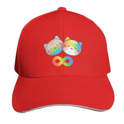 Autistic Cat Animal Cap Fashion Casual Baseball Caps