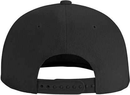 Skull Earphone Black Snapback Hat For Men Boys