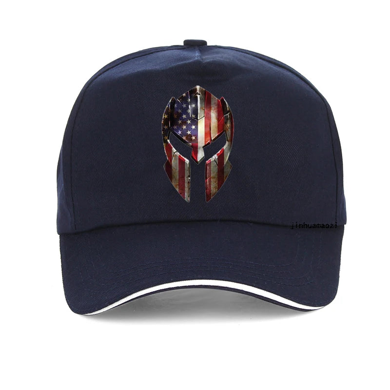 Spartan Molon Labe Sparta hat Cartoons Print Baseball Cap