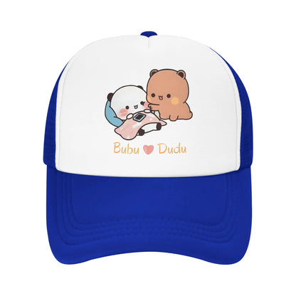 Bubu Dudu Cozy Time Warmth And Love Mesh Baseball Cap Men Women