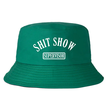 Shit Show Print Reversible Bucket Hat