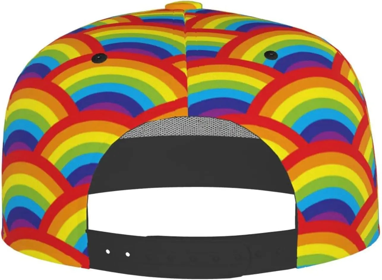 Rainbow LGBT Snapback Hats For Women Men