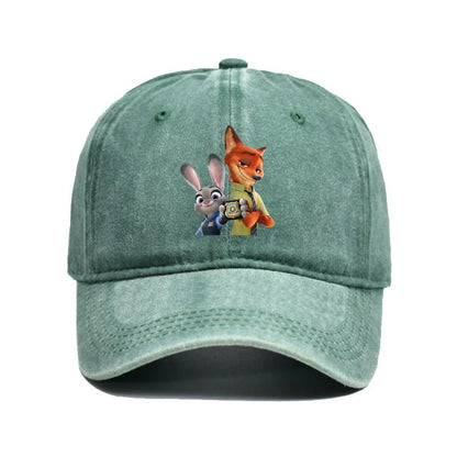 Cartoon Zootopia Three-toedSloth Baseball Cap