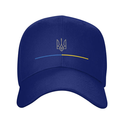 Summer Ukrainian Tryzub Escudo Zelensky Ukraine Baseball Cap
