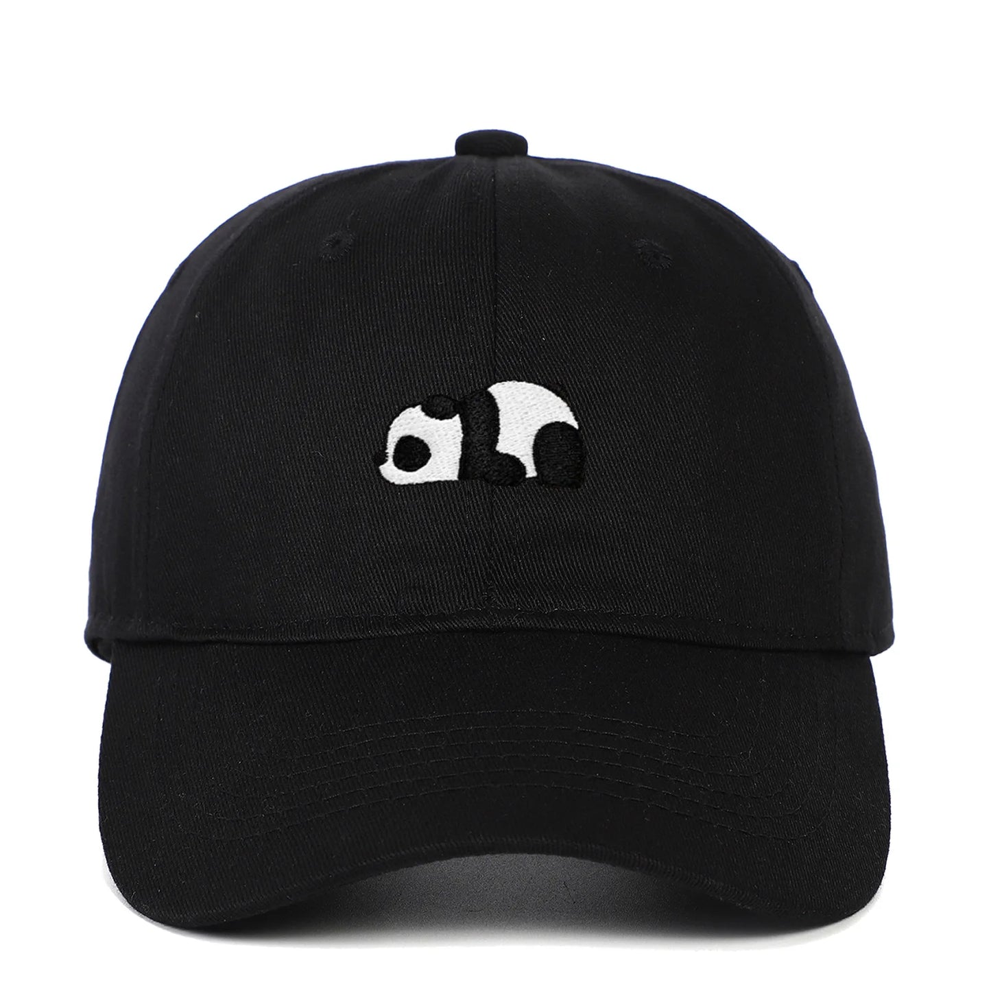 Unisex Panda Embroidery Baseball Caps