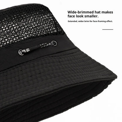 Summer Breathable Mesh Small Basin Hat Bucket Hat