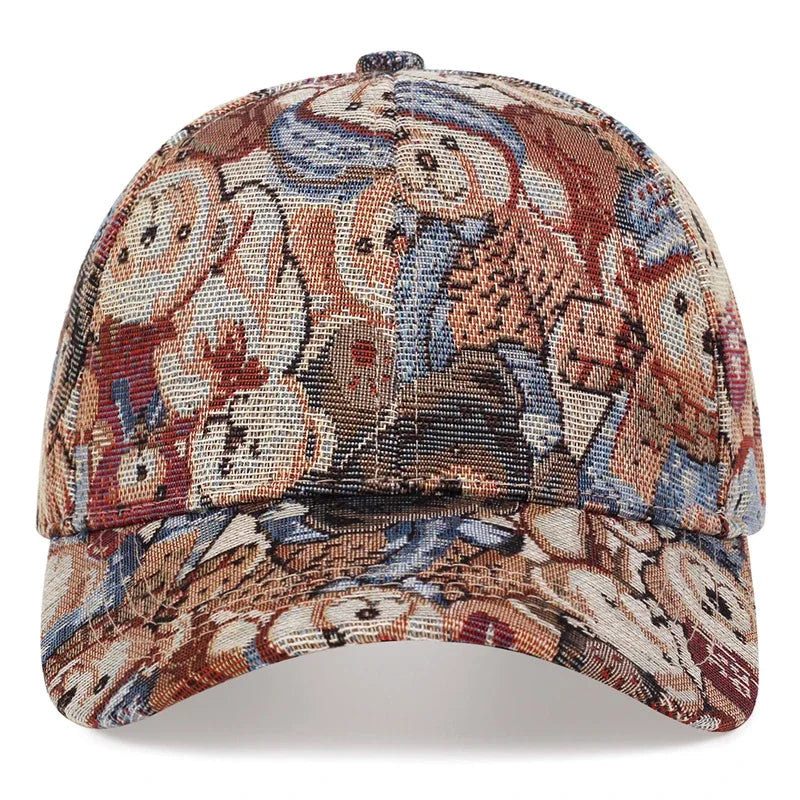Unisex Cartoon Bear Full Print Baseball Caps