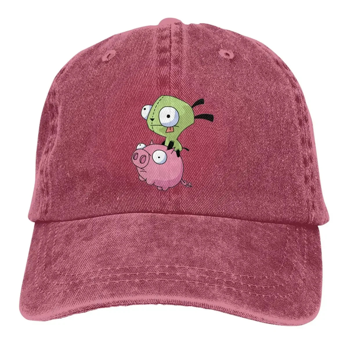 Gir Riding A Pig Invader Zim Merch Unisex Baseball Cap