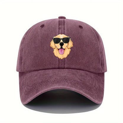 Fun Dog Print Baseball Cap