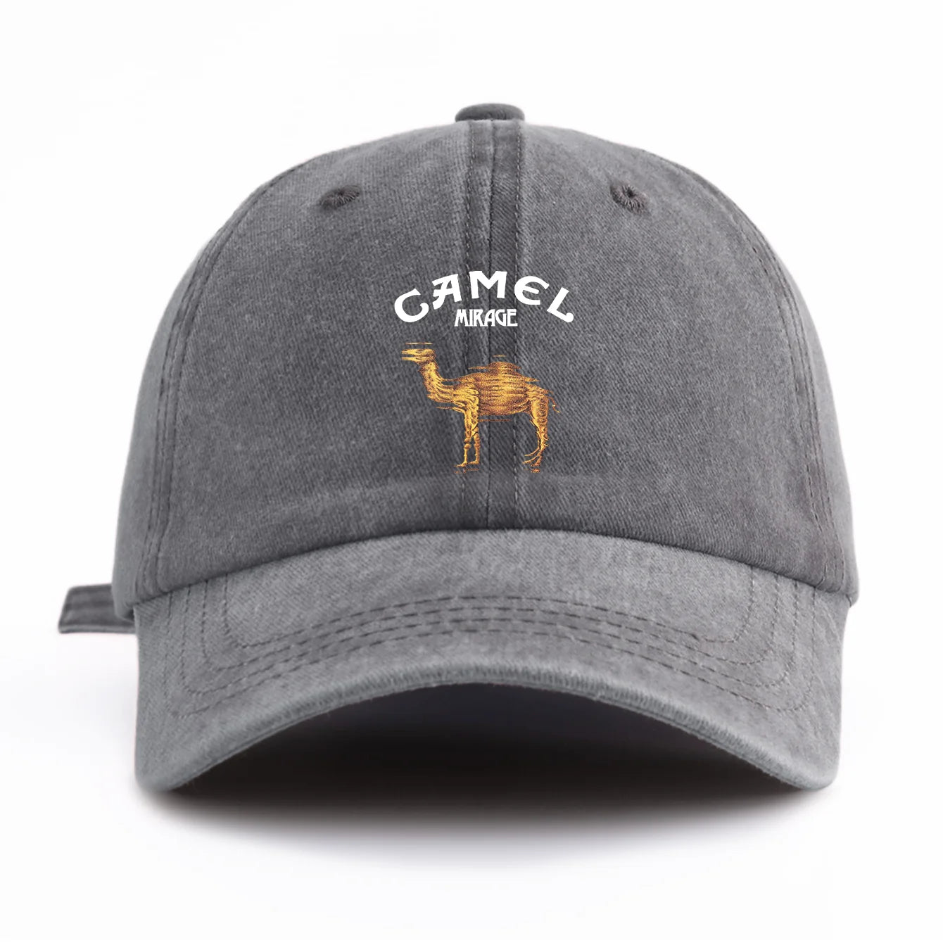CAMEL Print Washed Baseball Cap