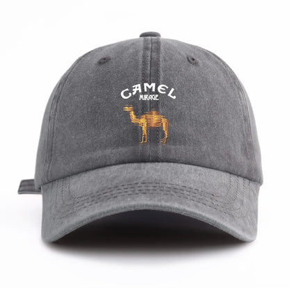 CAMEL Print Washed Baseball Cap