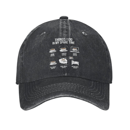 Things I Do in My Spare Time Chicken Lover Baseball Cap