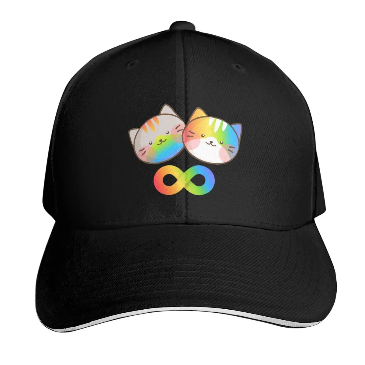 Autistic Cat Animal Cap Fashion Casual Baseball Caps