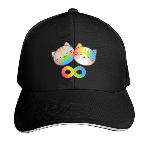 Autistic Cat Animal Cap Fashion Casual Baseball Caps