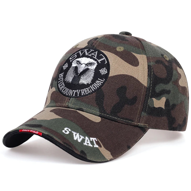 Fashion SWAT Eagle Embroidery Hip-hop Hats Baseball Cap