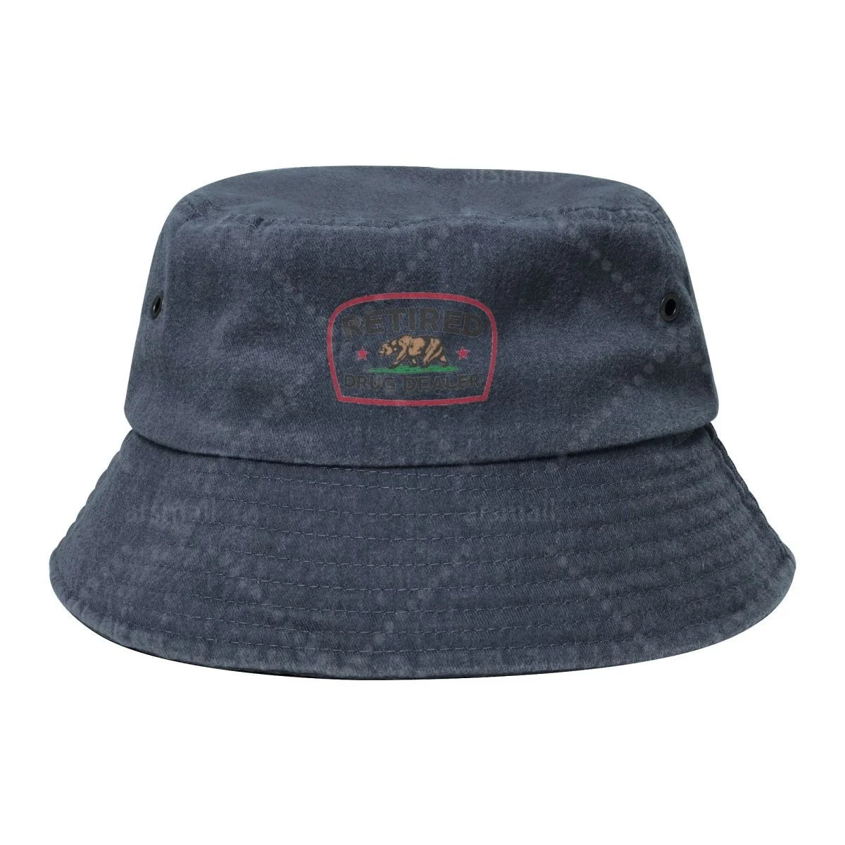 Retired Drug Dealer Unisex Cotton Bucket Hats Adjustable Outdoor Sun Hat for Beach Travel