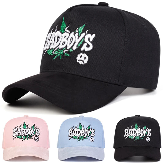 SADBOYS Letter Embroidery Baseball Caps