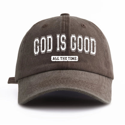 GOD IS GOOD Printed Baseball Hat Simple, Casual, Fashionable